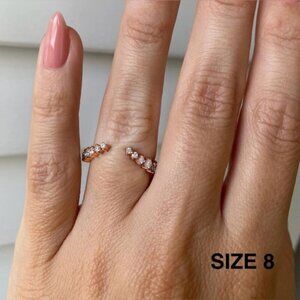 Moon Magic Jewelry, Ring - Cascade Band. Size: 8. NIB (1764)